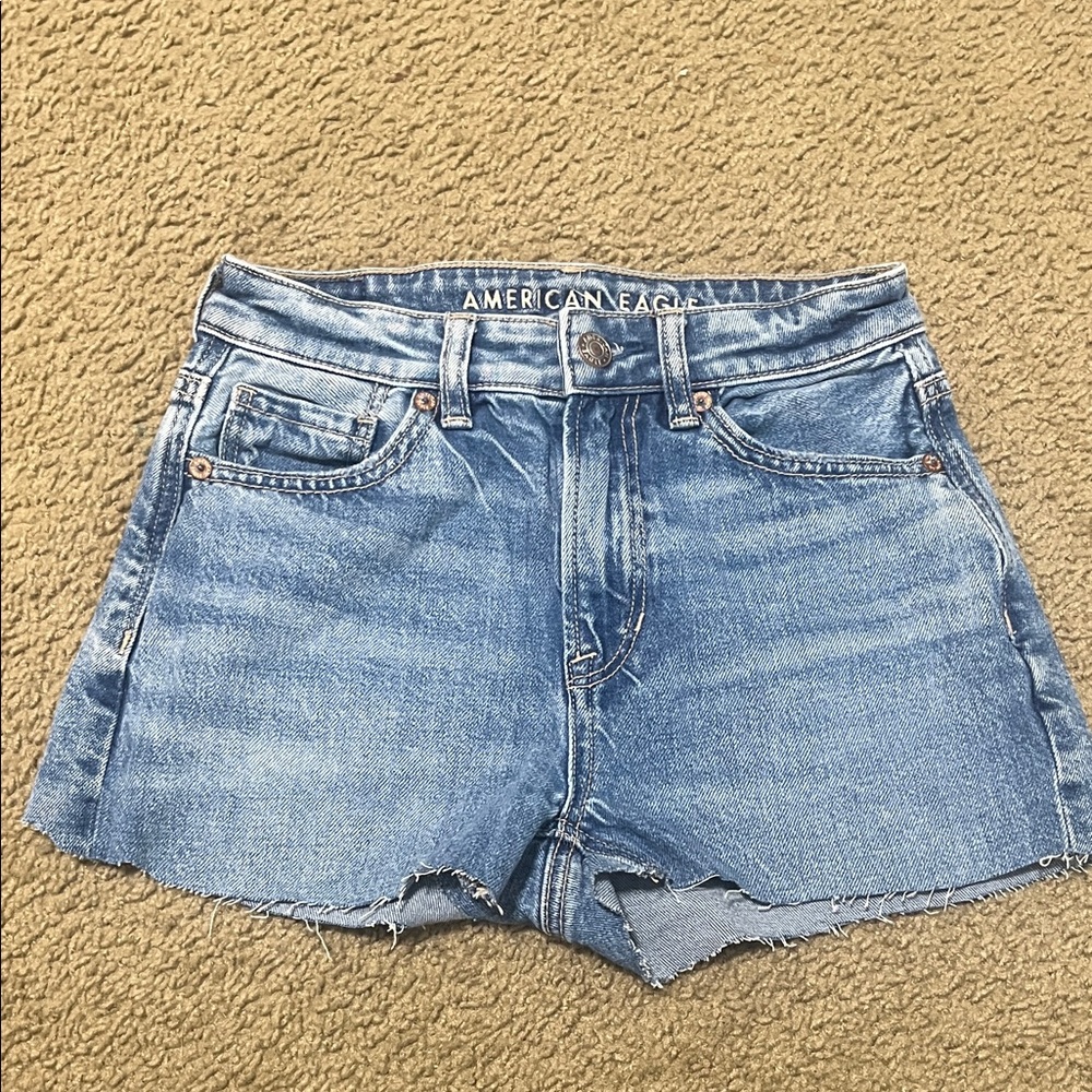 American Eagle Outfitters Light Blue Jean Shorts